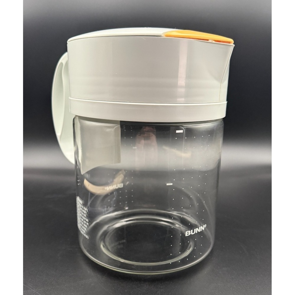 Bunn Home Model Easy Tea Pitcher Glass Replacement Pot Carafe Lid - NO FILTER